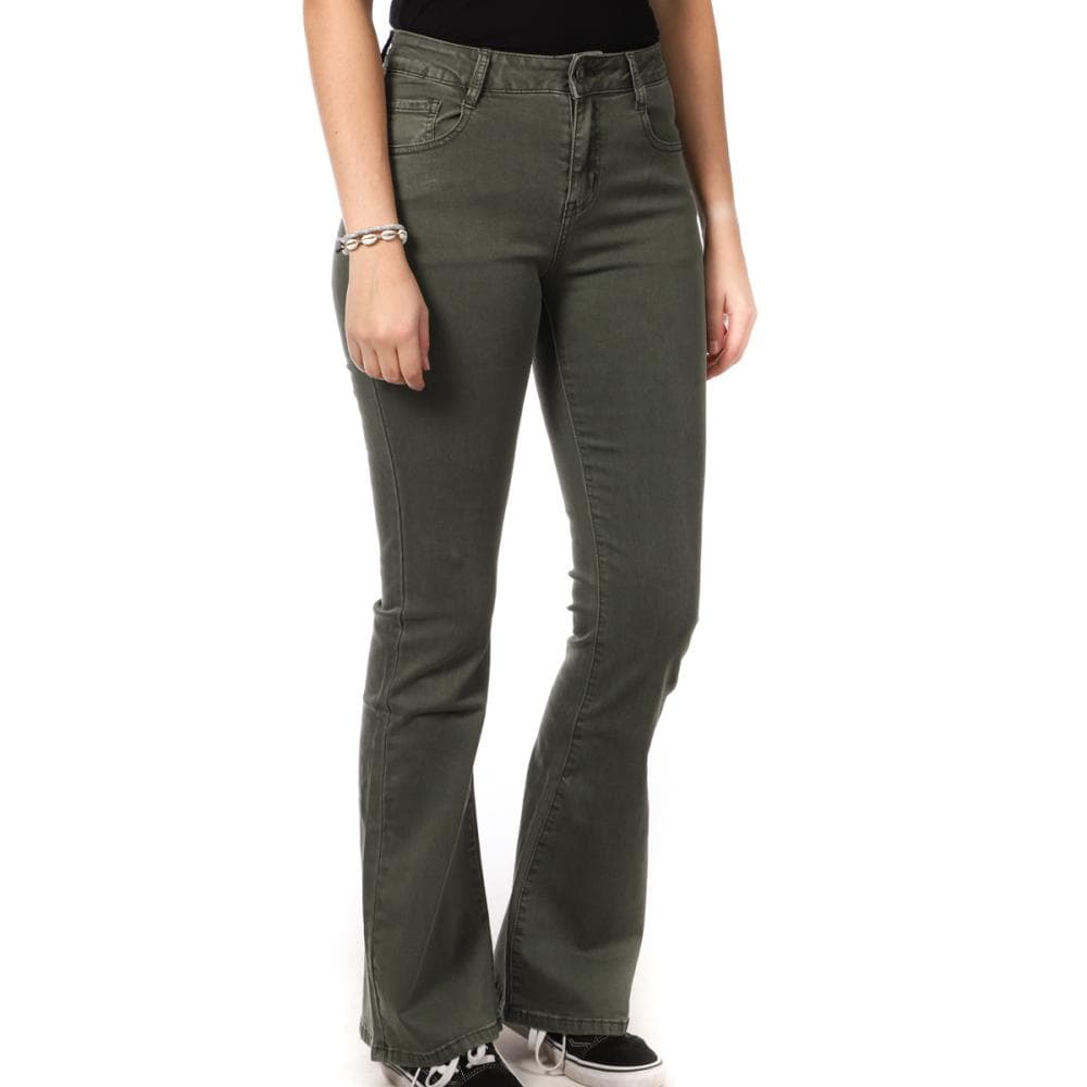 Jean Kaki Femme My Tina's Evase 1
