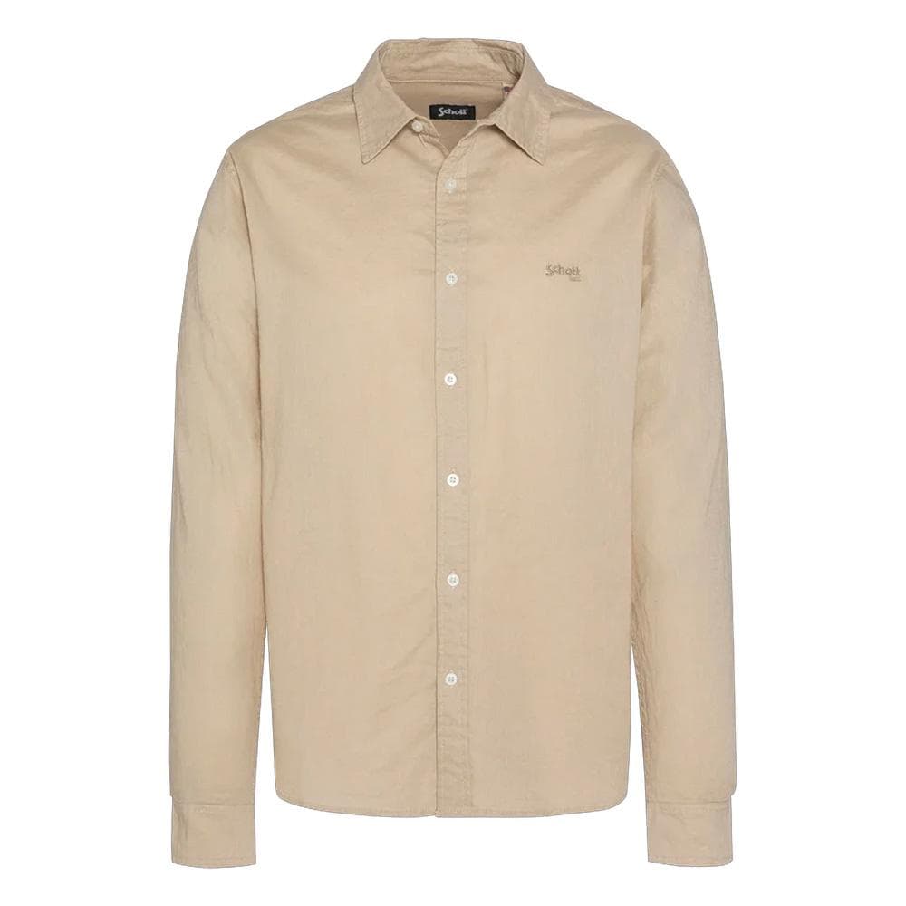 Chemise Beige Homme Schott SHROML 1