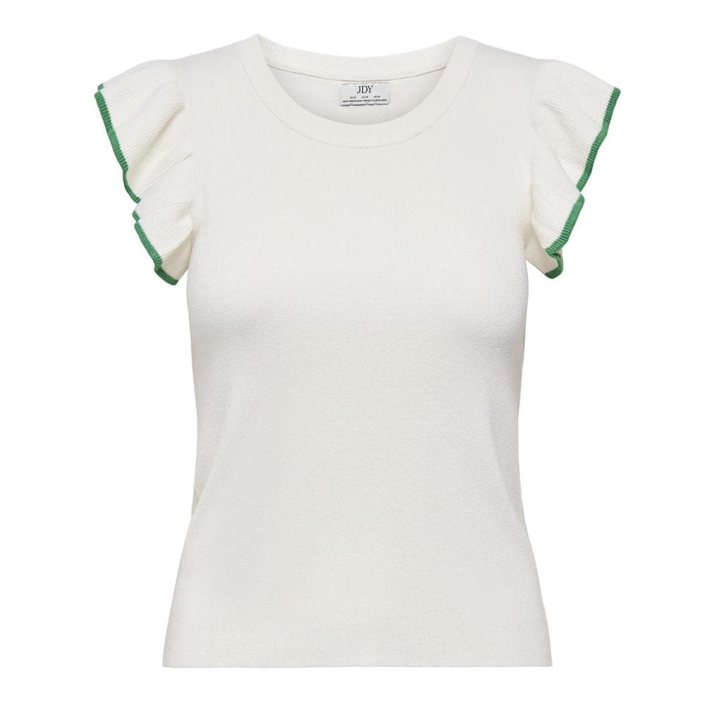 T-Shirt Blanc/Vert Femme JDY Adele 1