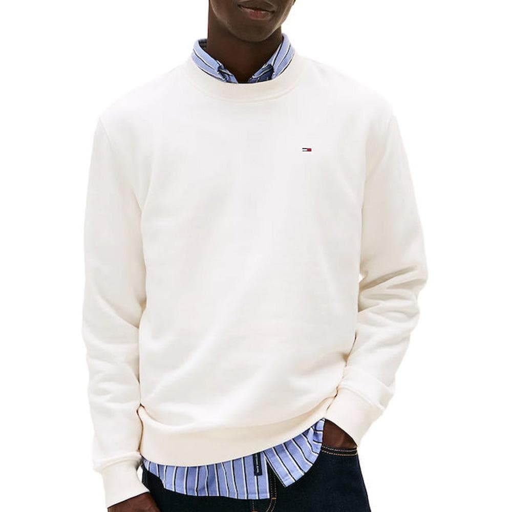 Sweat Blanc Homme Tommy Hilfiger Reg Flag Crews 1