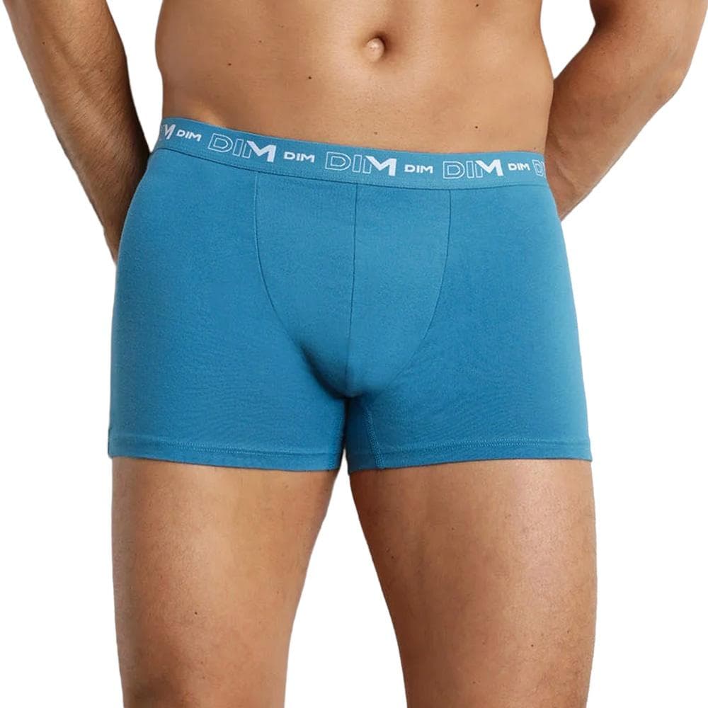 X3 Boxers Bleu Homme Dim Stretch - Taille 2