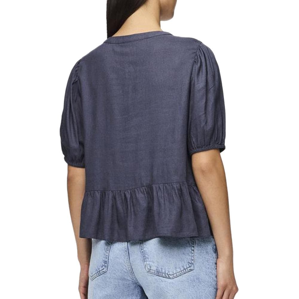 Blouse Marine Femme Pieces Pia 2/4 3
