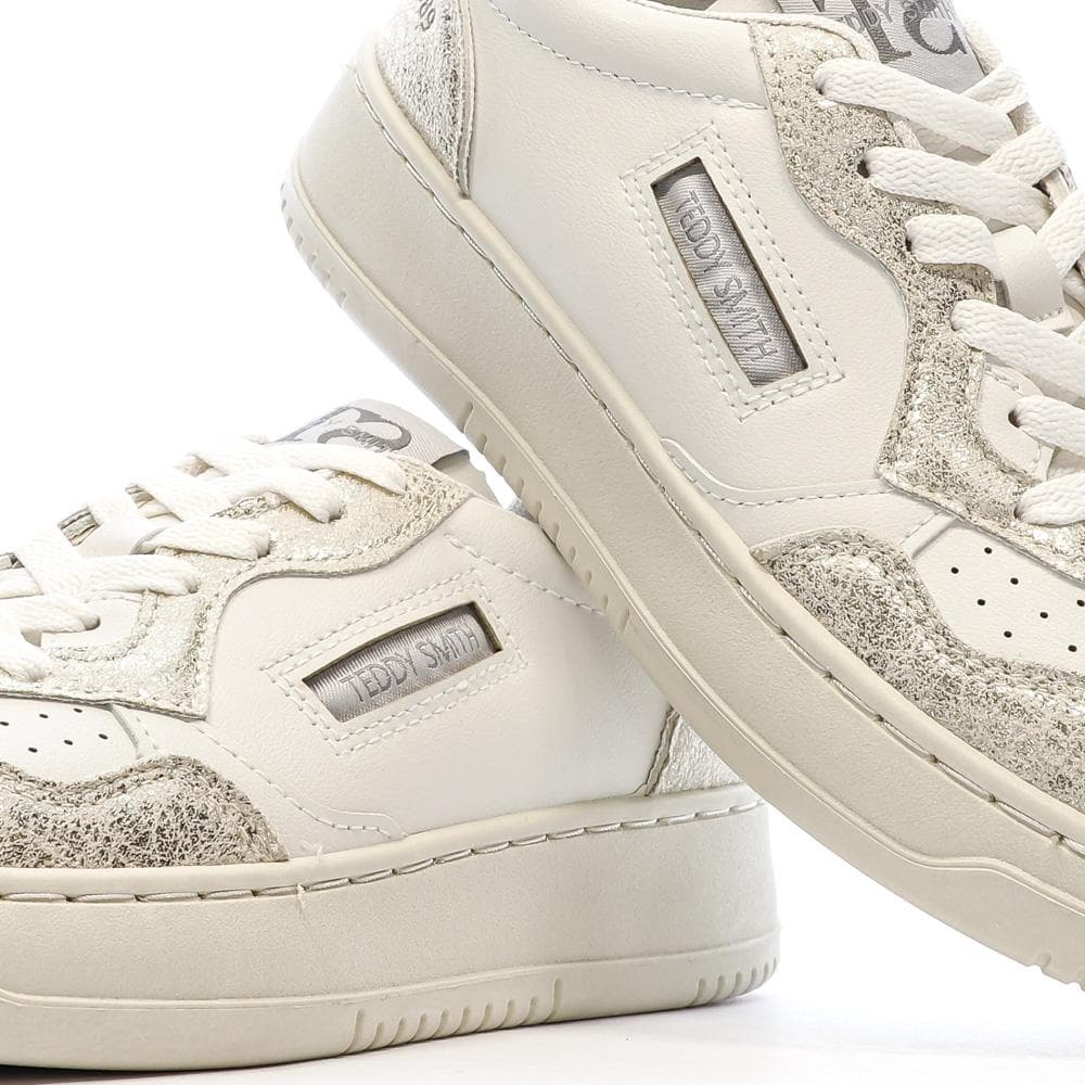 Baskets Or/Ecru Femme Teddy Smith 120540 7