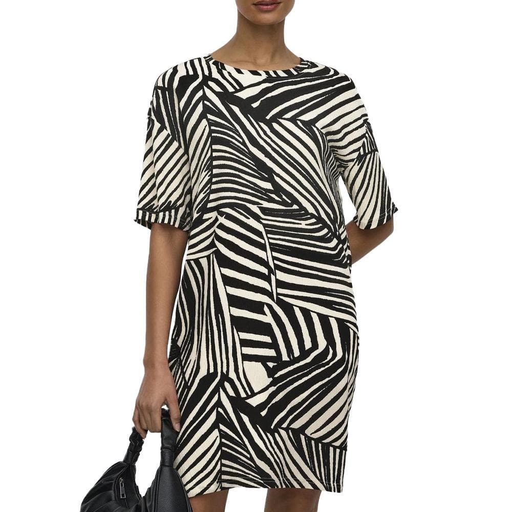 Robe Beige/Noire Femme JDY Ebbie 1