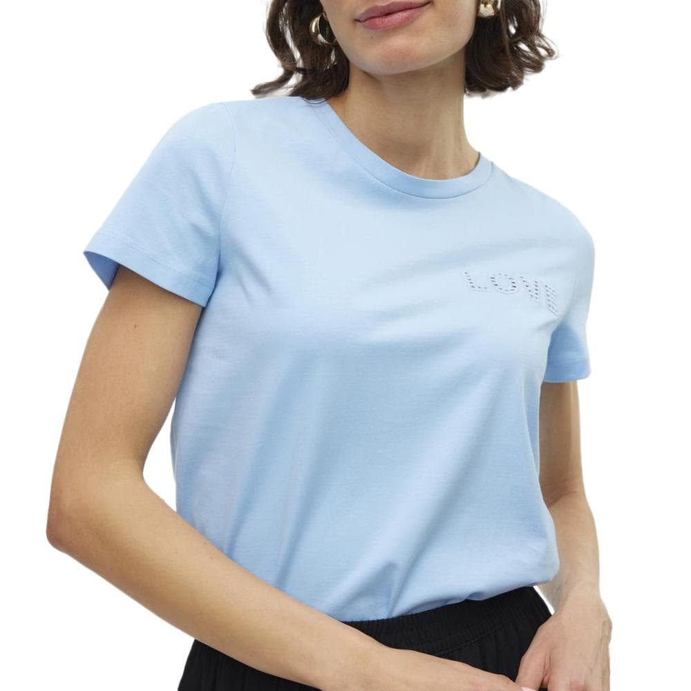T-Shirt Bleu Clair Femme Vero Moda Francis 1