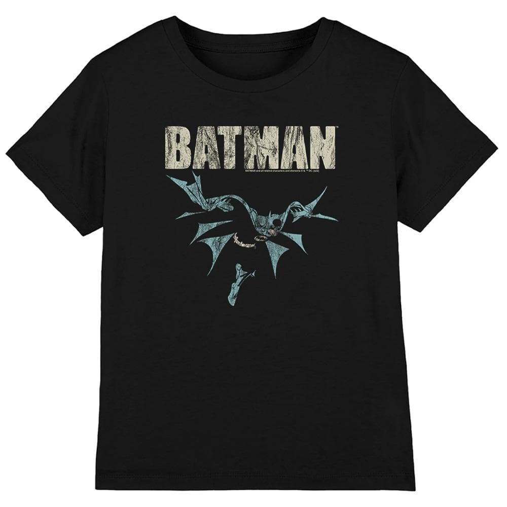 T-Shirt Noir Homme Dc Comics Batman Glide 1