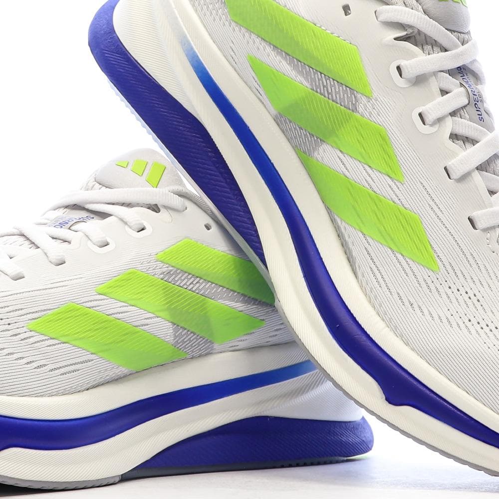 Chaussures de sport Blanches/Jaunes/Bleu Homme Adidas Supernova 7