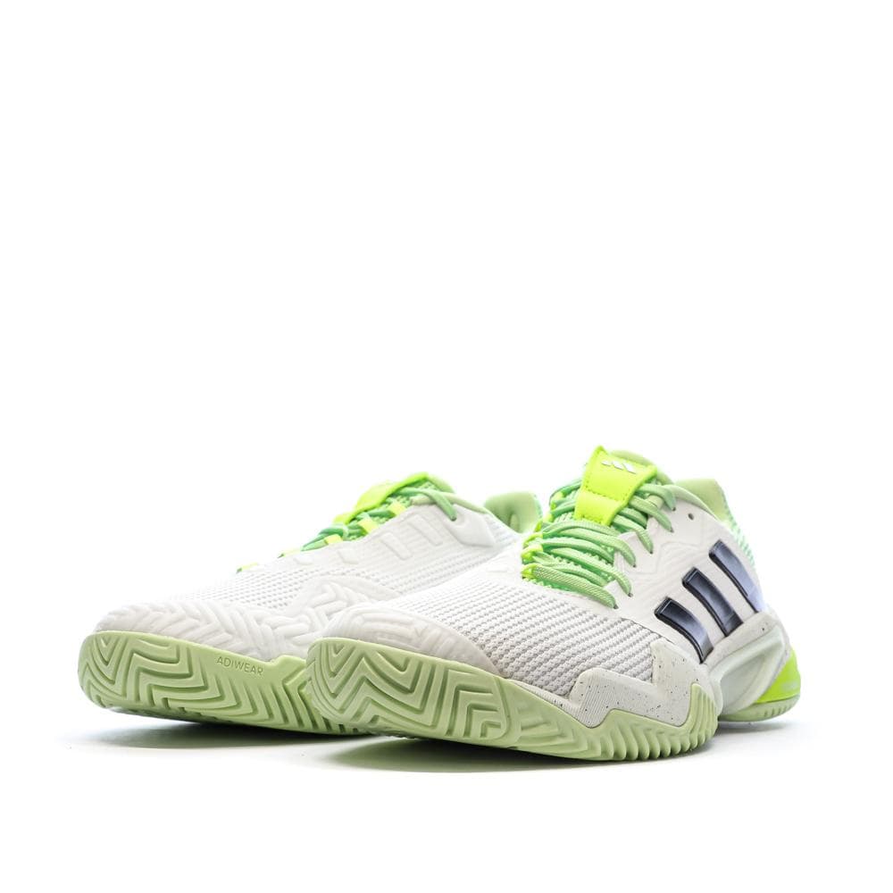 Chaussures de Tennis Vert/Blanc Adidas Barricade 13 6