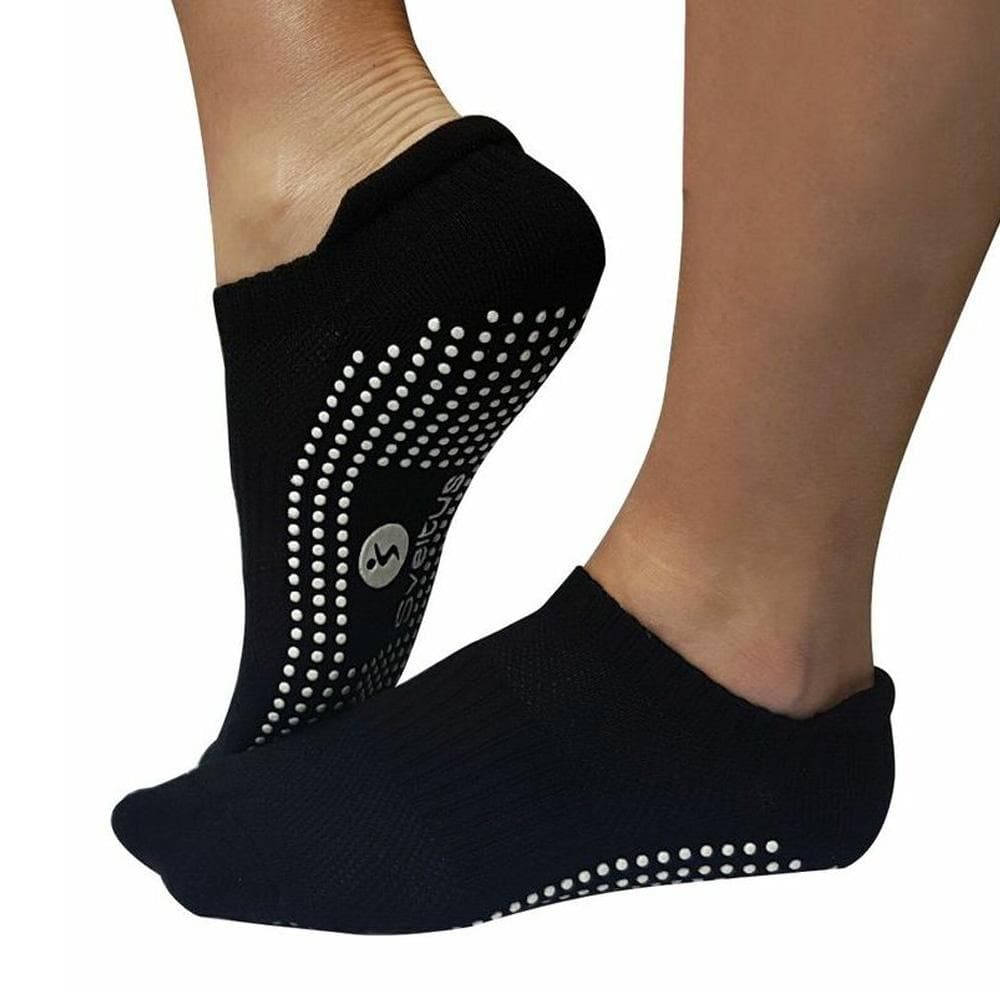 Paire de Chaussettes Noires Homme Antiderapante 1