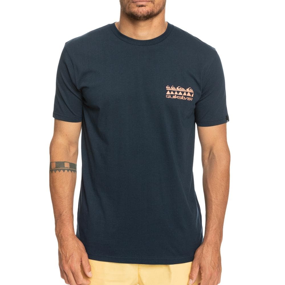 T-Shirt Marine Homme Quiksilver Quikspray 1