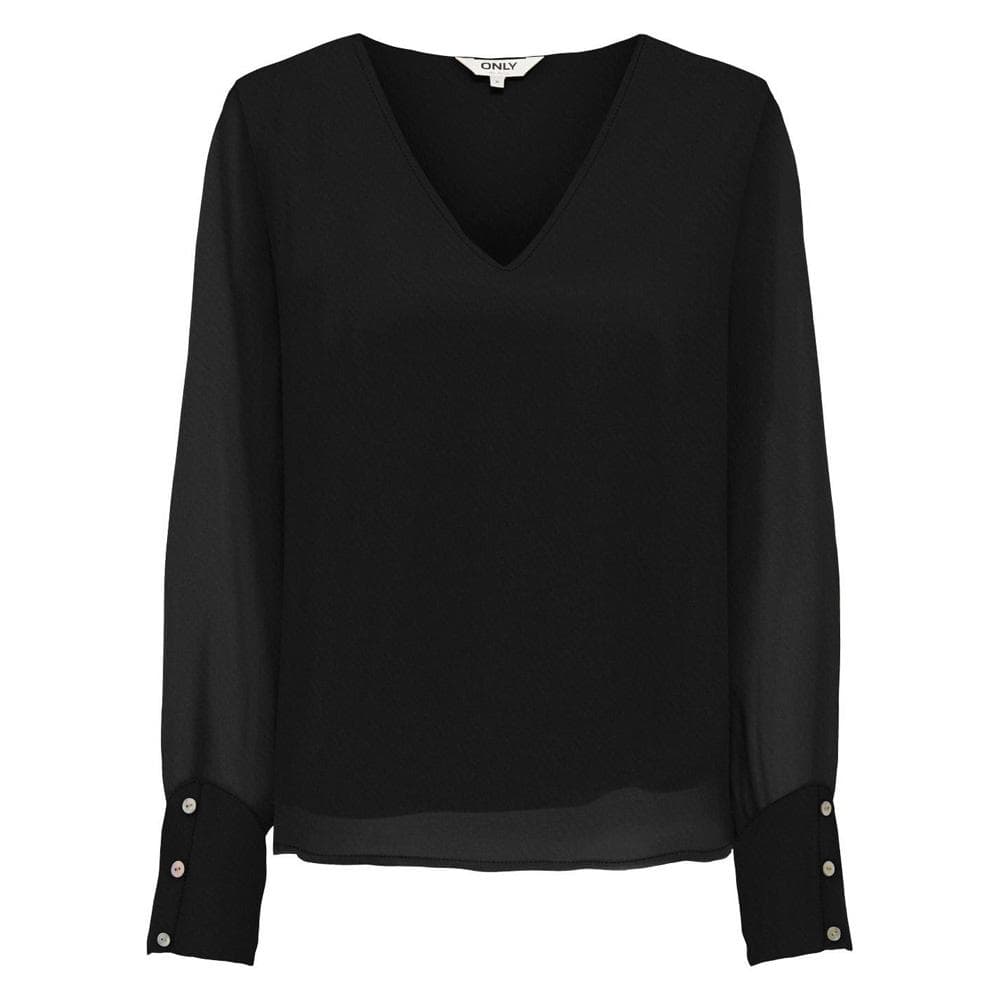 Blouse Noire Femme Only Tasha Otl 1