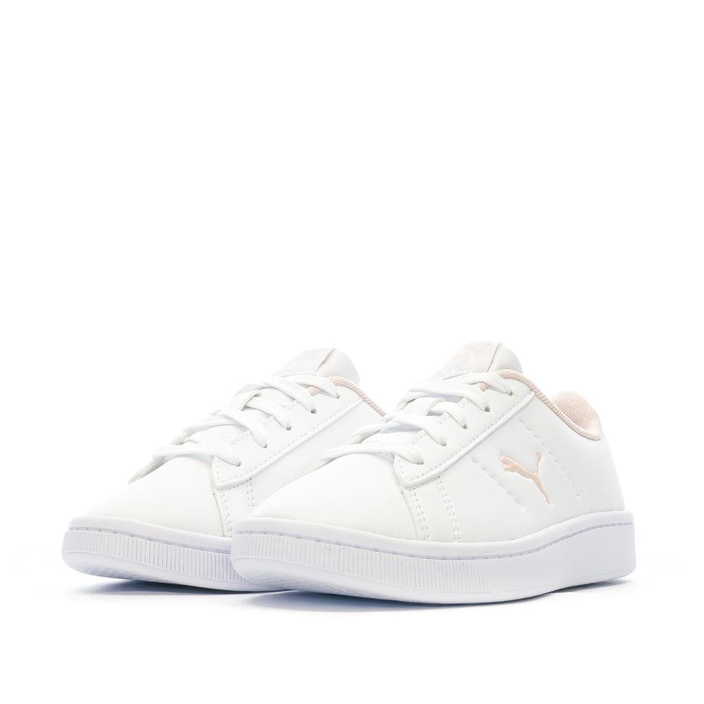 Baskets Blanches Fille Puma Vikky Cat 6