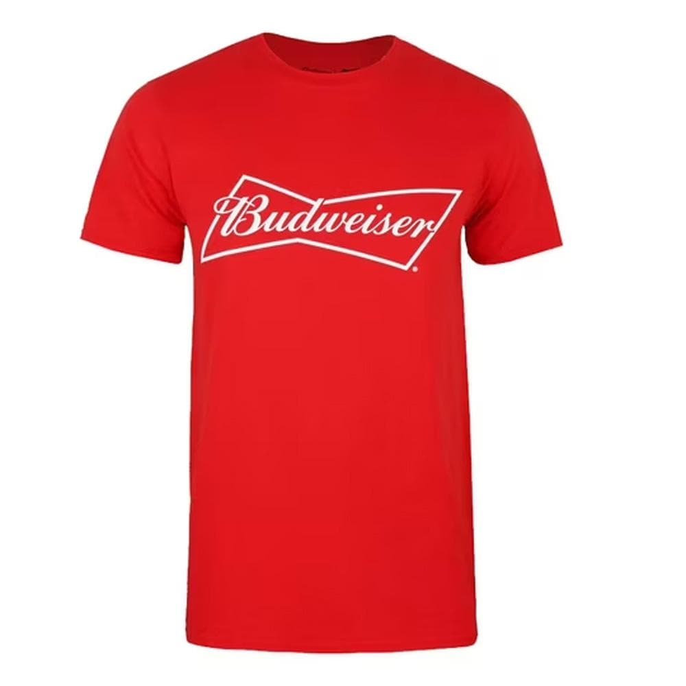 T-Shirt Rouge Homme Budweiser Bow 1