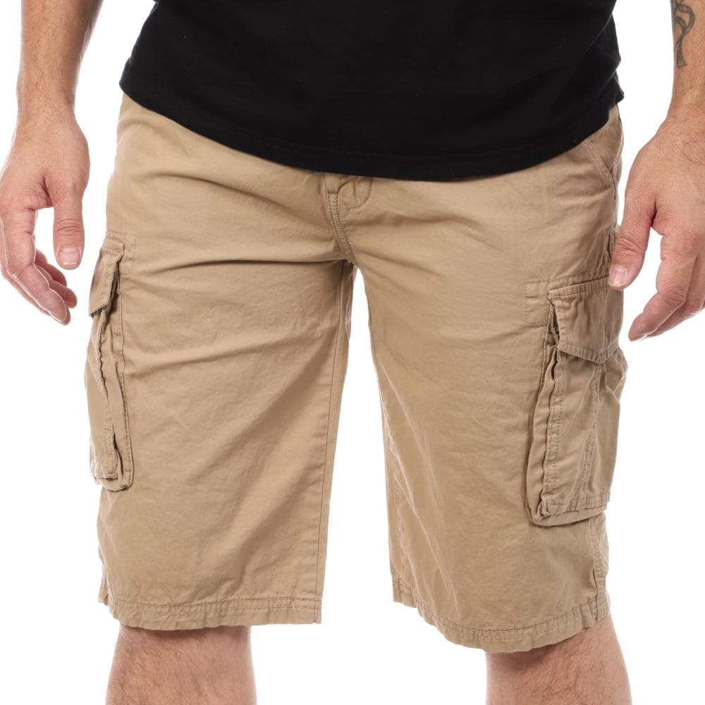 Short Beige Homme Schott Cargo 1