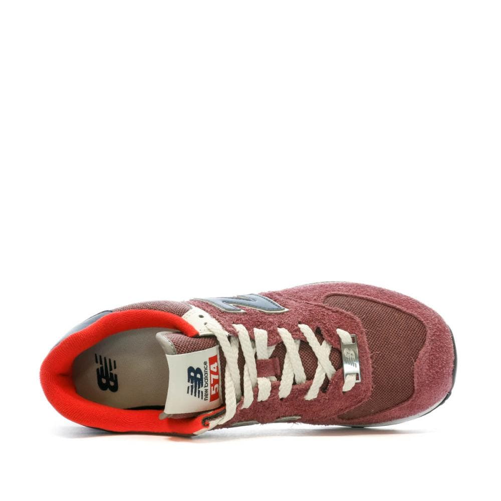 Baskets Rouge Homme New Balance 574 4