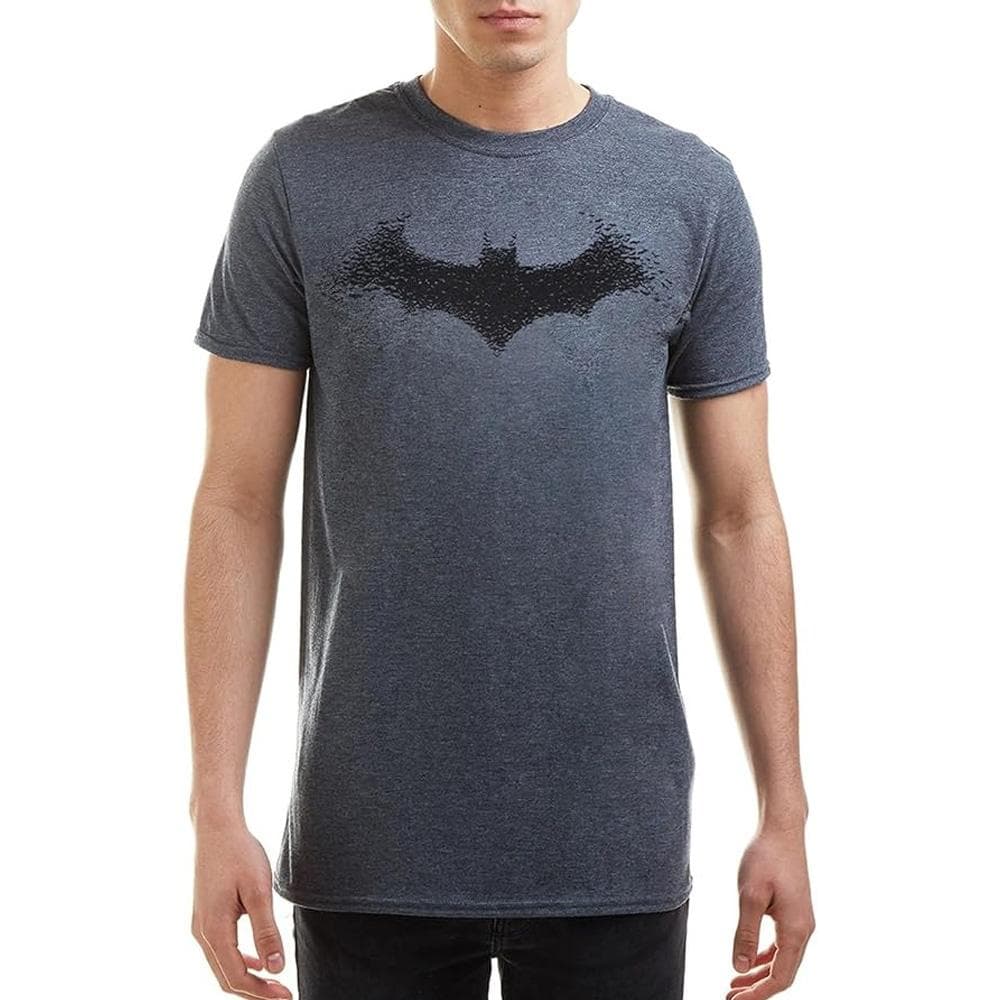T-Shirt Gris Foncé Homme Dc Comics Batman 1