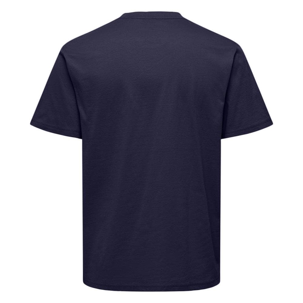 T-shirt Marine Homme Only & Sons Life Stitch 2