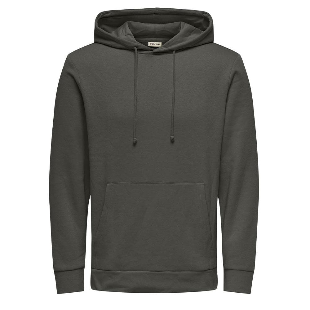Sweat à capuche Kaki Homme Only & Sons Hood 1