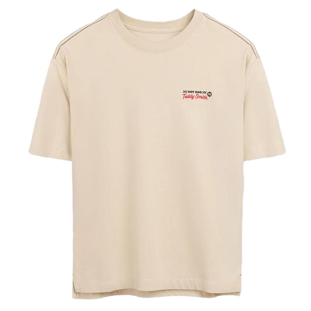 T-Shirt Beige Garçon Teddy Smith Tshade 1