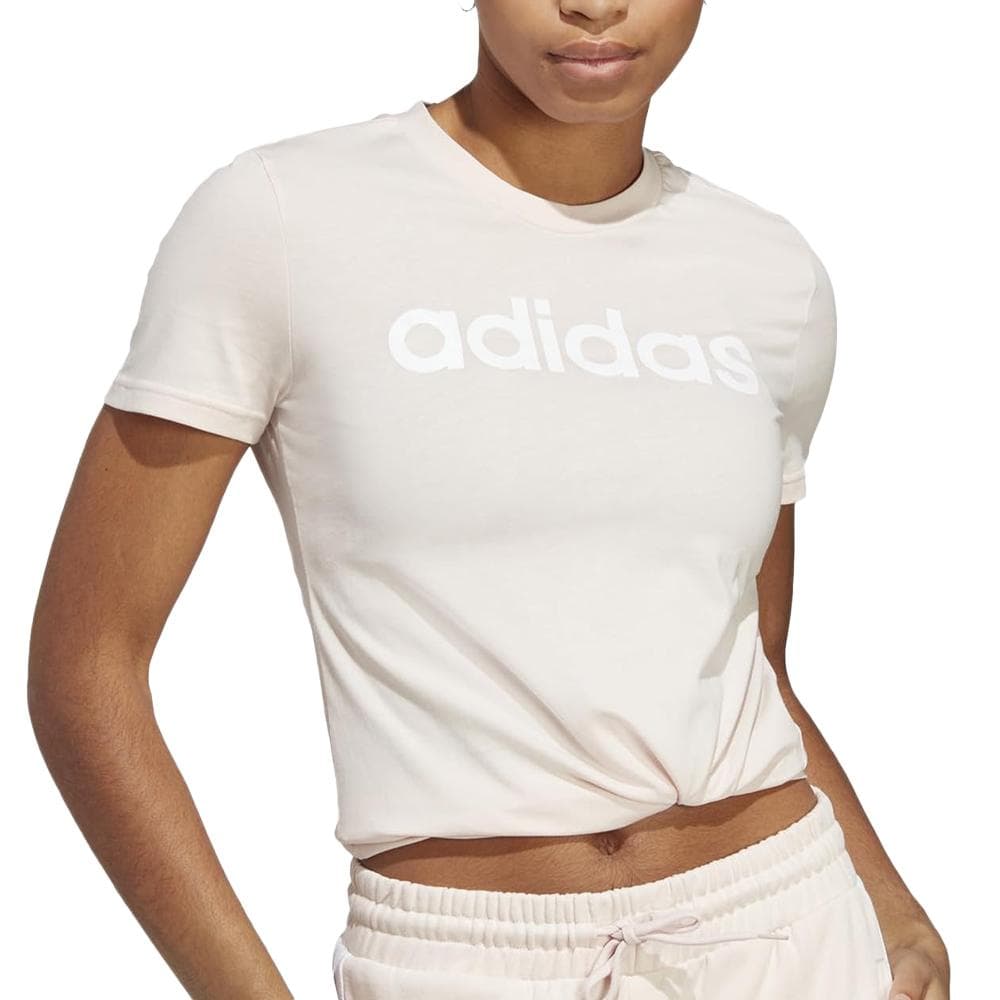 T-shirt Rose Femme Adidas IC8860 1