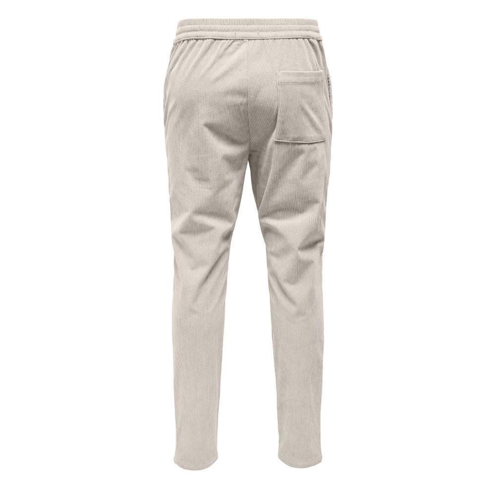 Pantalon Fluide Beige Clair Homme Only & Sons Linus 2
