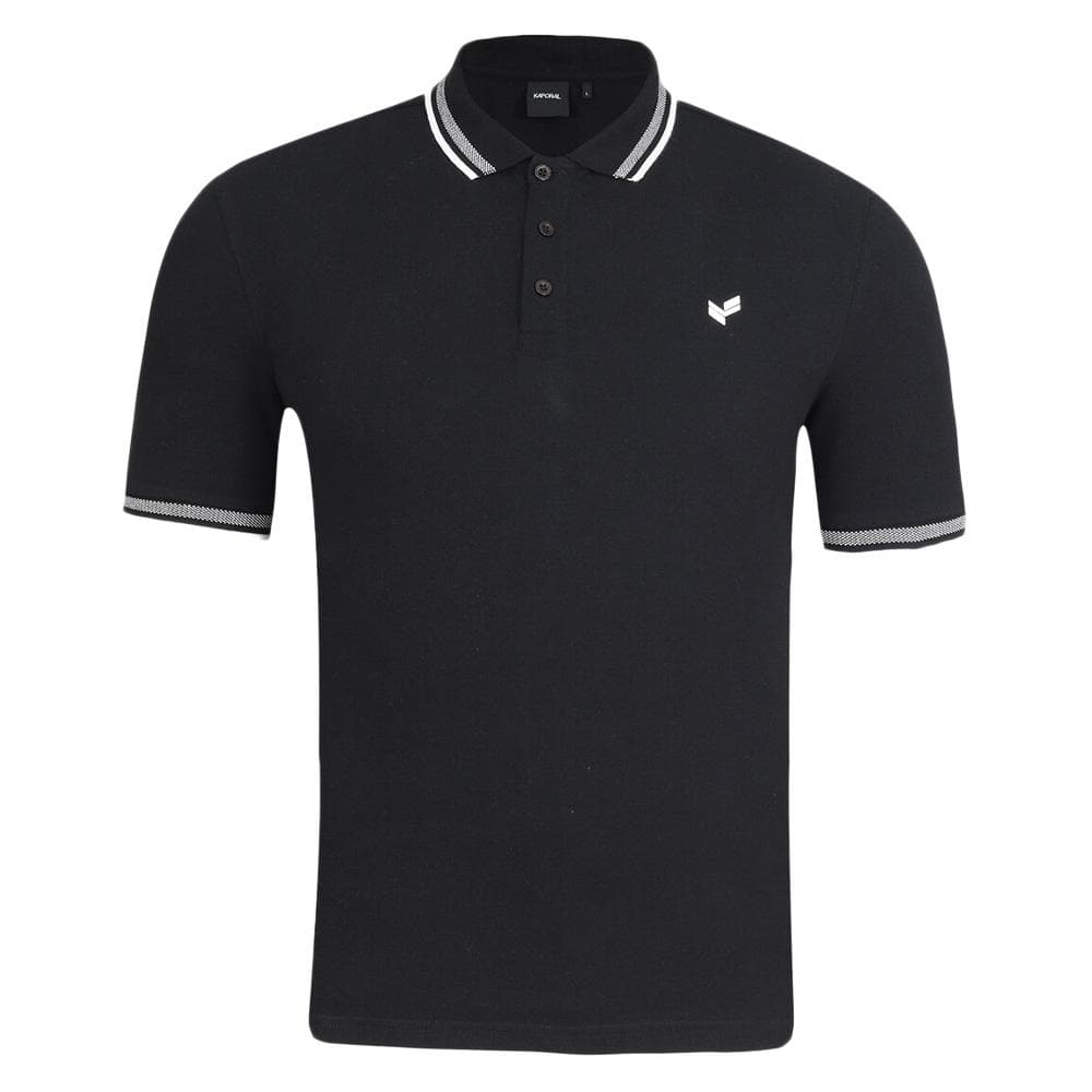 Polo Noir Homme Kaporal Rayo 1