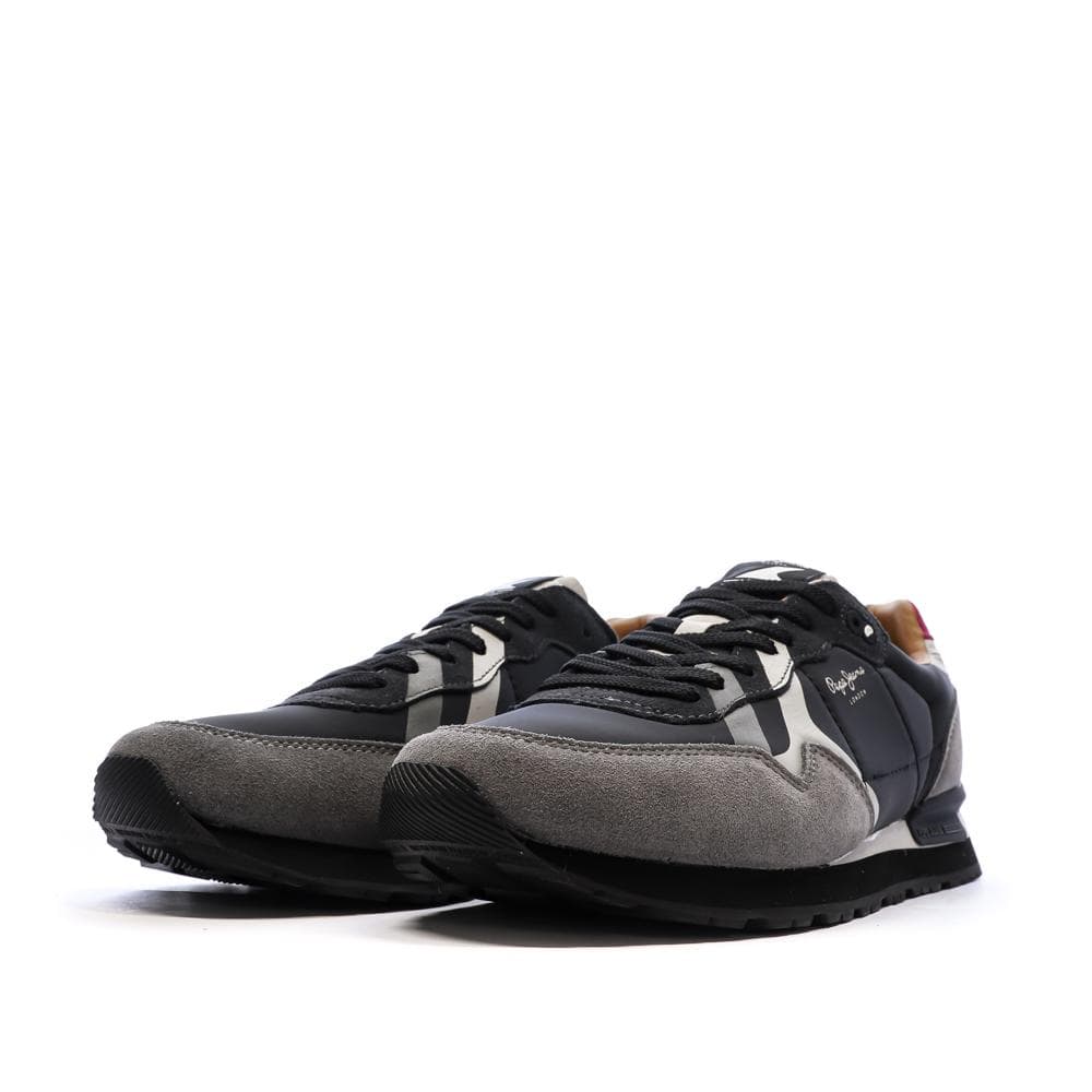 Baskets Noires/Grises Homme Pepe jeans Brit Prints 6