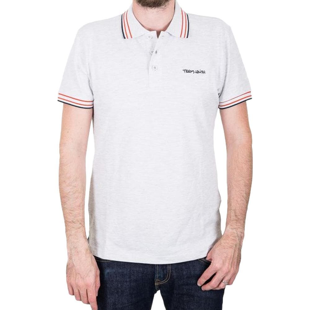 Polo Gris Homme Teddy Smith Pasian 11306339D 1
