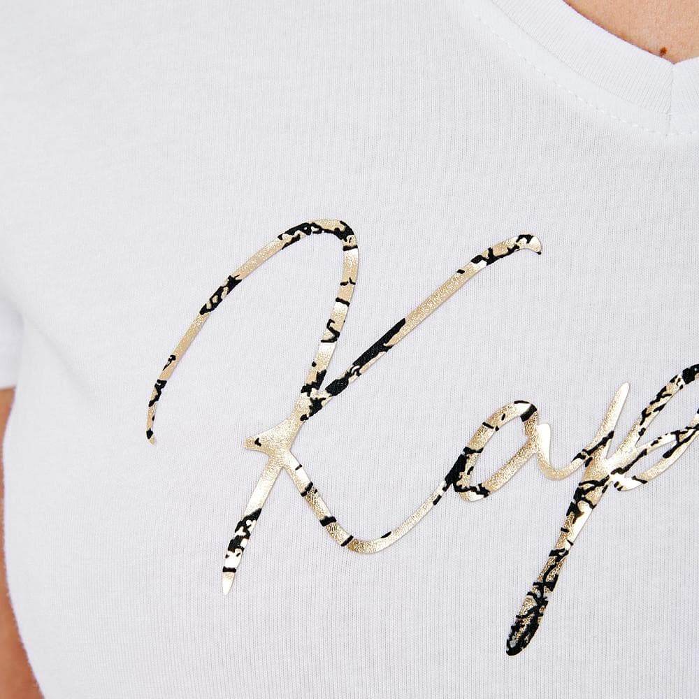 T-shirt Blanc Femme Kaporal 3W11 3