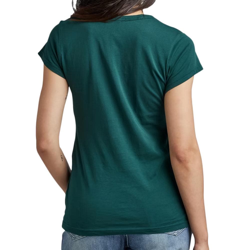 T-shirt Vert Femme G-Star Raw Eyben 2
