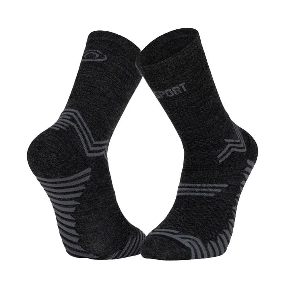 X1 Paires de Chaussettes Noir BV SPORT Trail Ultra+ Merinos 1