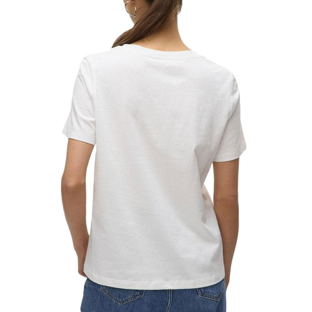 T-Shirt Blanc Femme Vero Moda Feyola 2