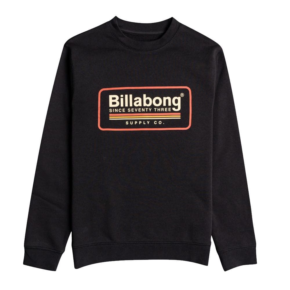 Sweat Noir Garçon Billabong Pacifico 1