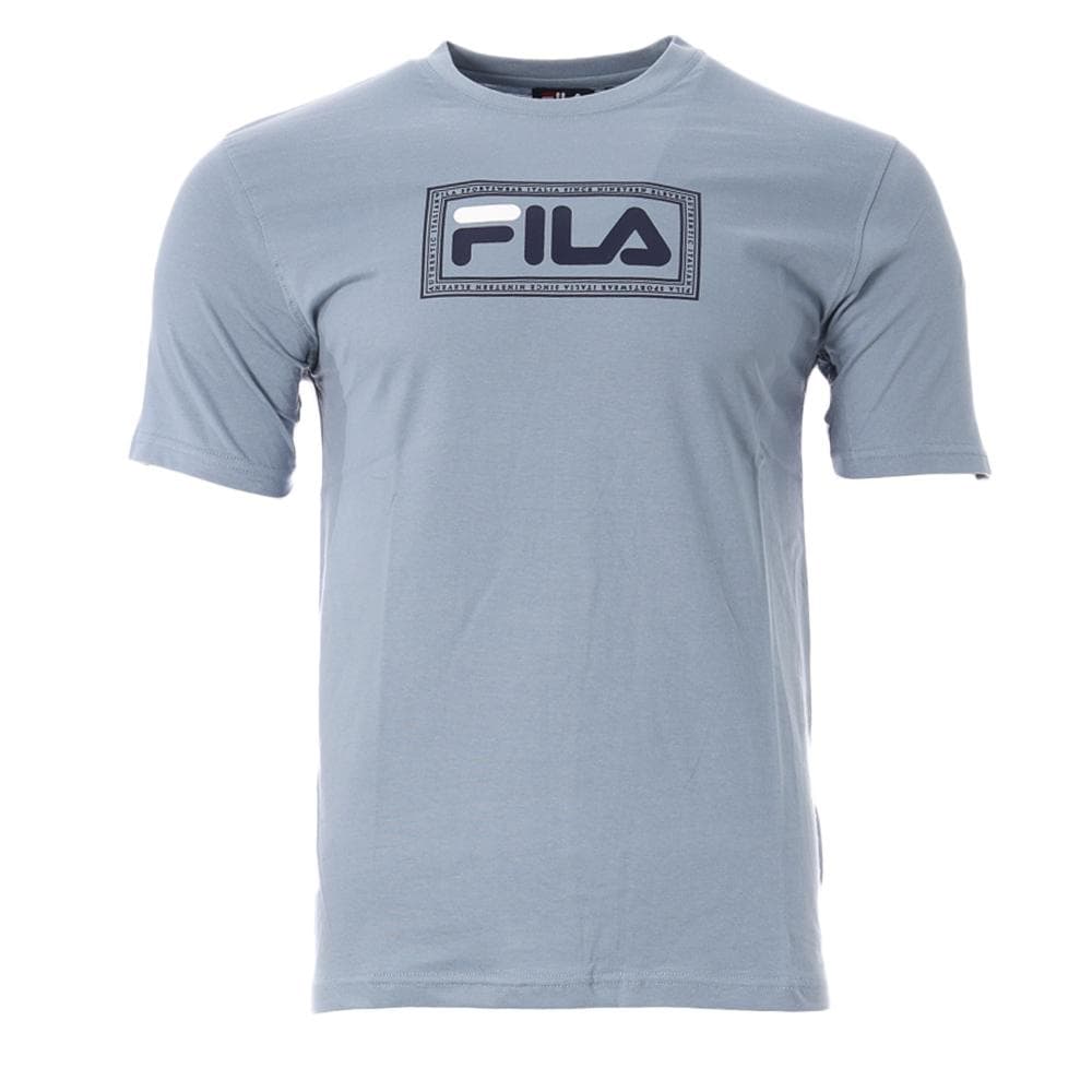 T-shirt Bleu Clair Homme Fila Build 1