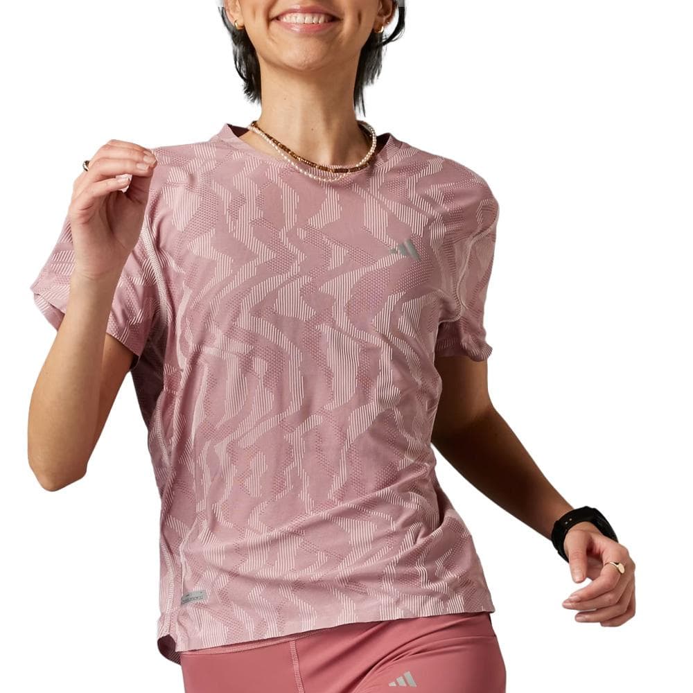 T-Shirt Rose Femme Adidas Egnrd 1