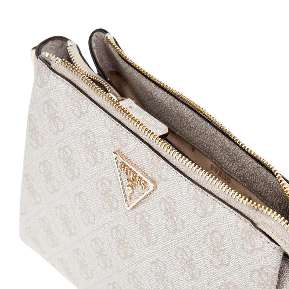 Sac Bandoulière Gris/Mauve Femme Guess Noelle Girlfriend 3