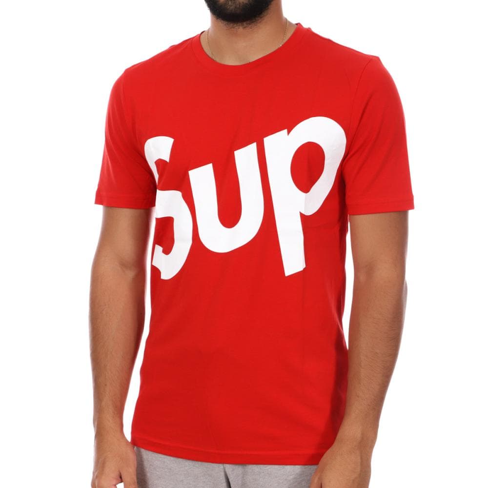 T-shirt Rouge Homme Supreme Grip Class 1