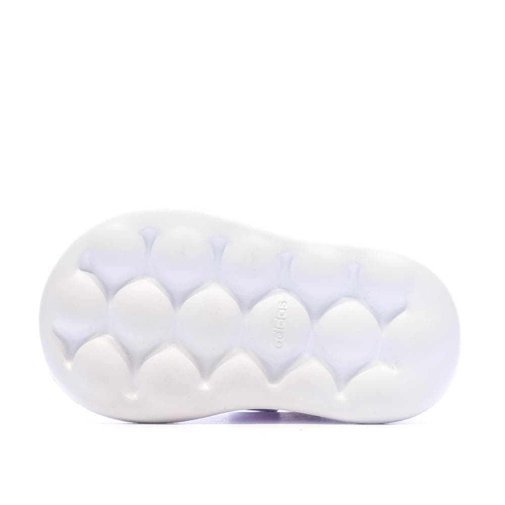 Baskets Blanches/Roses Bébé Fille Adidas Grand Court 2.0 5