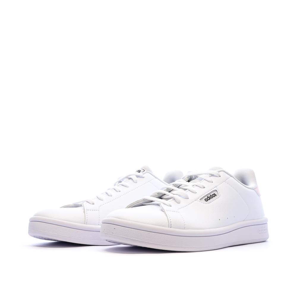 Baskets Blanc/Rose Femme Adidas Urban Court 6