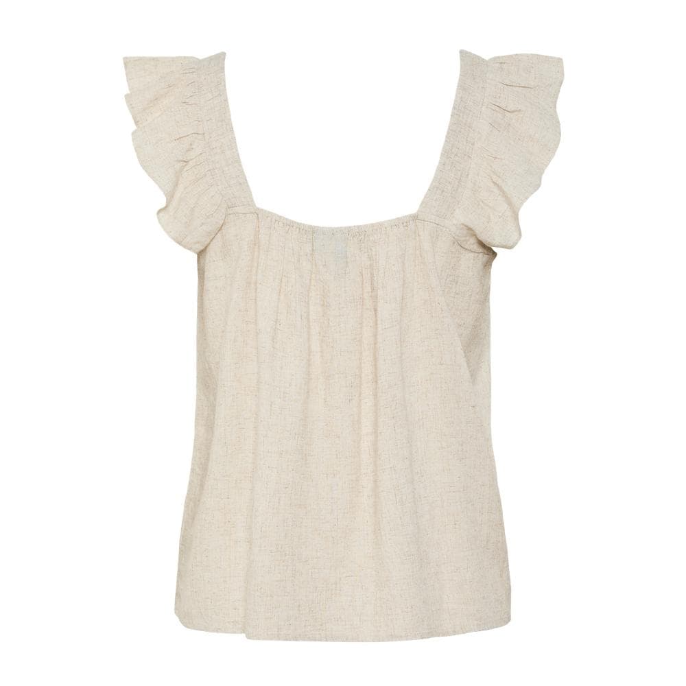 Débardeur Beige Femme Pieces Pia 3