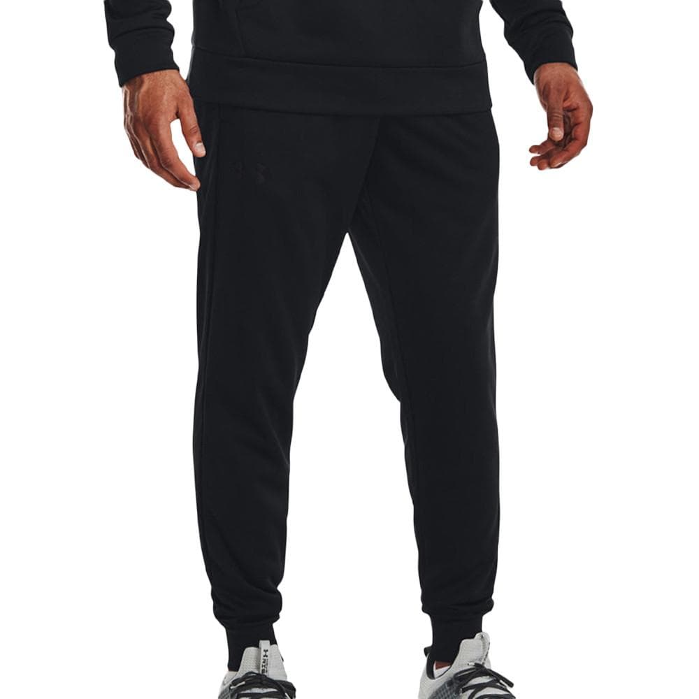 Jogging Noir Homme Under Armour Fleece 1