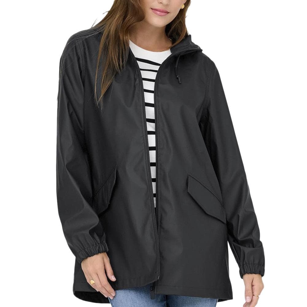 Veste Imperméable Noir Femme JDY Raincoat 1