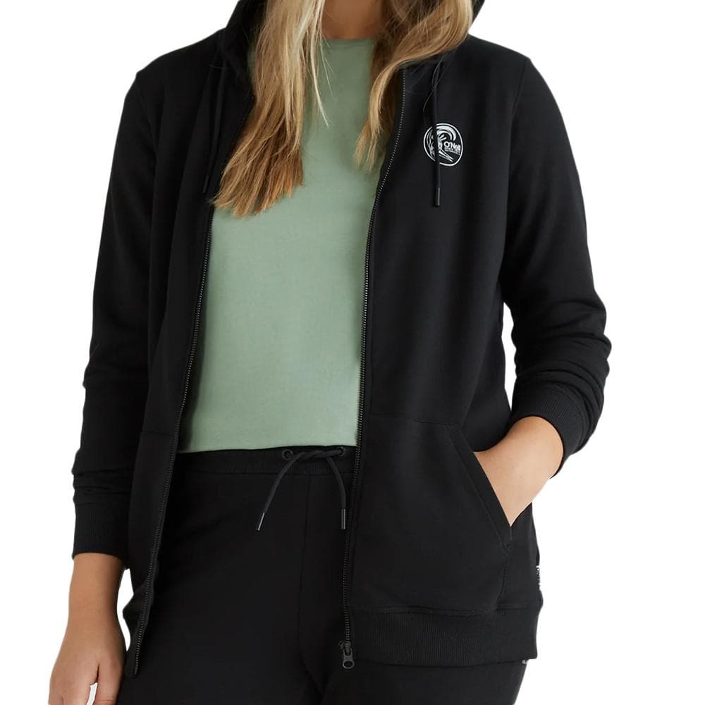 Sweat Zippé à capuche Noir Femme O'Neill Circle Surfer 1