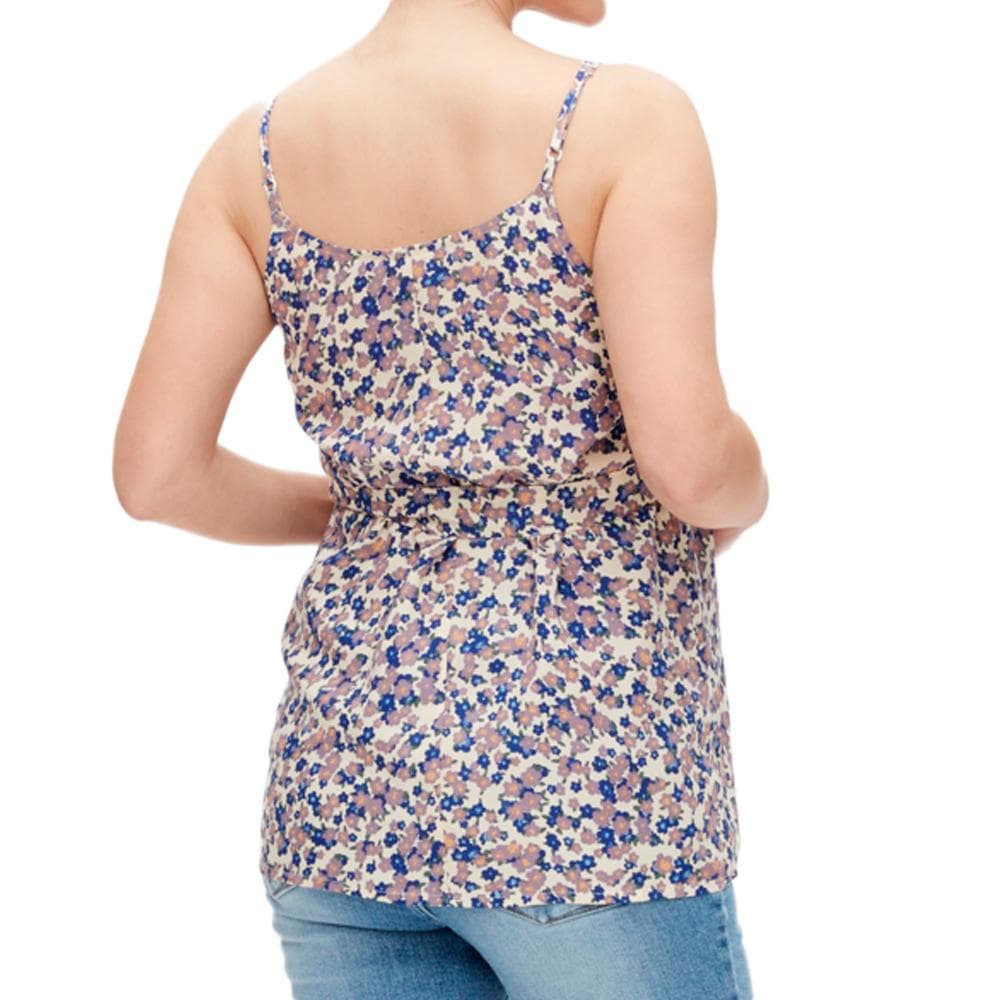 Débardeur Beige/Violet Femme Mamalicious Celia 2