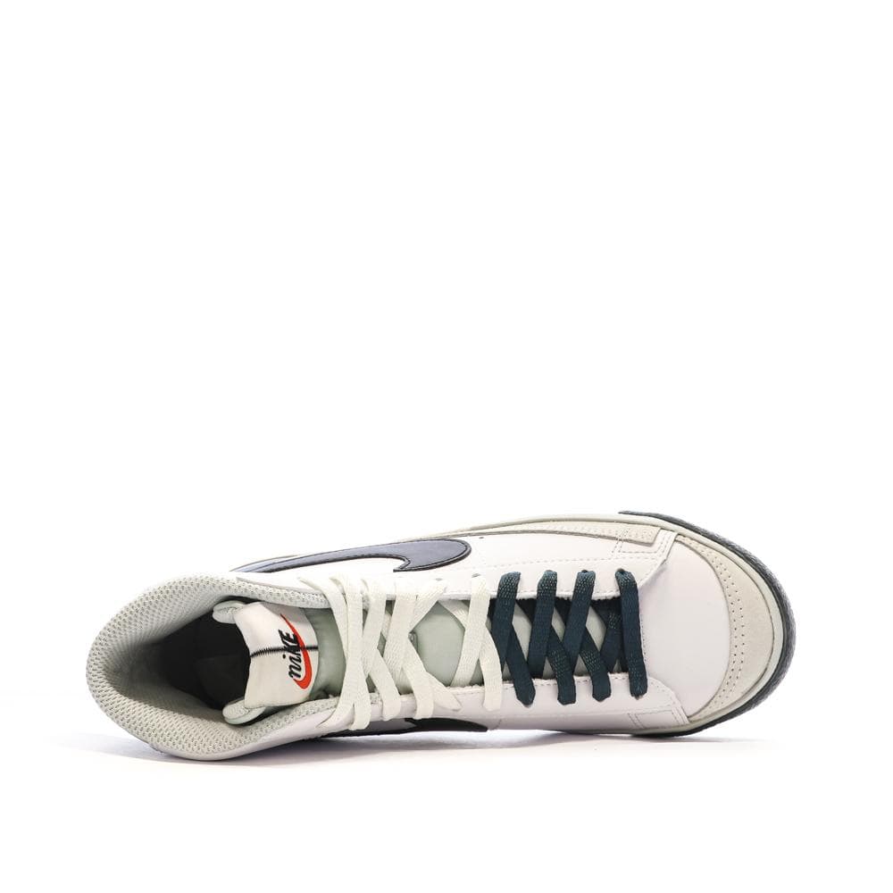 Baskets Blanches/Bleu Garçon Nike Blazer Mid '77 4