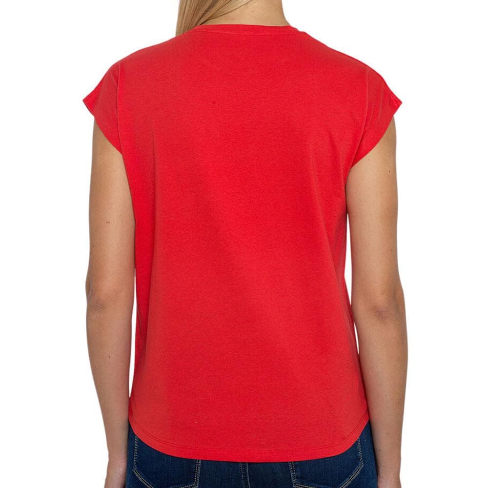 T-shirt Rouge Femme Pepe Jeans Bloom 2