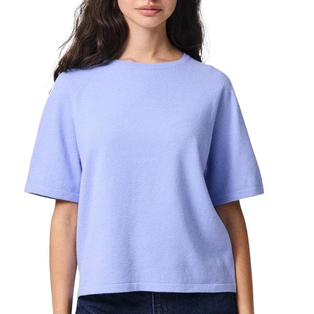 T-Shirt Bleu Femme Pices Knit 1