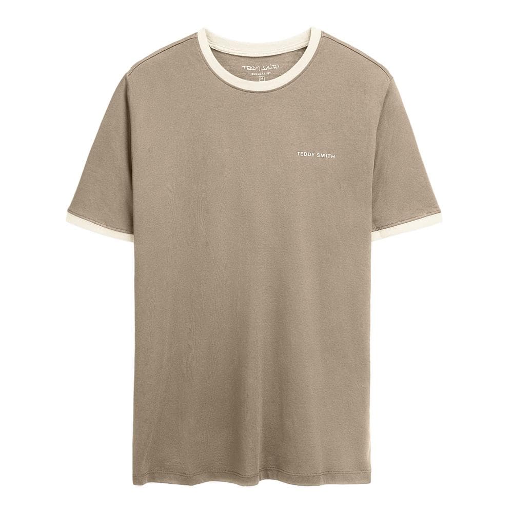 T-Shirt Beige/Ecru Homme Teddy Smith Tee 2 1
