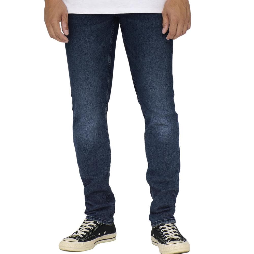 Jean Regular Bleu Foncé Délavé Homme Only & Sons Weft 1