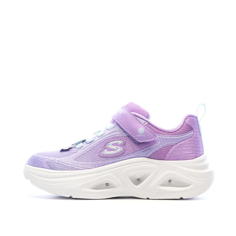 Baskets Mauves Clairs Fille Skechers Sola Glow 1